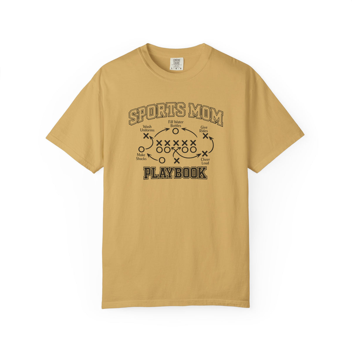 Sports Mom Playbook Comfort Colors T-shirt