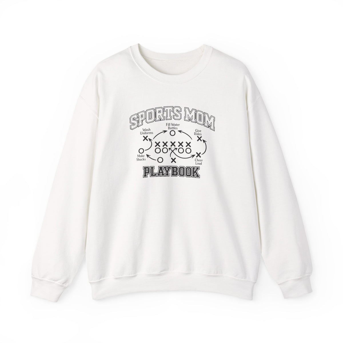 Sports Mom Playbook Crewneck Sweatshirt