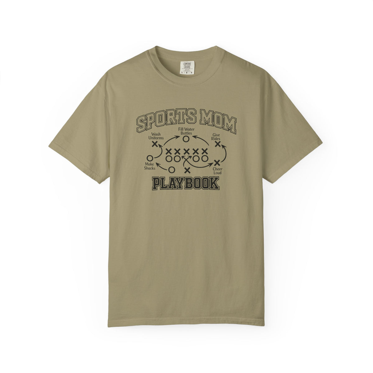 Sports Mom Playbook Comfort Colors T-shirt