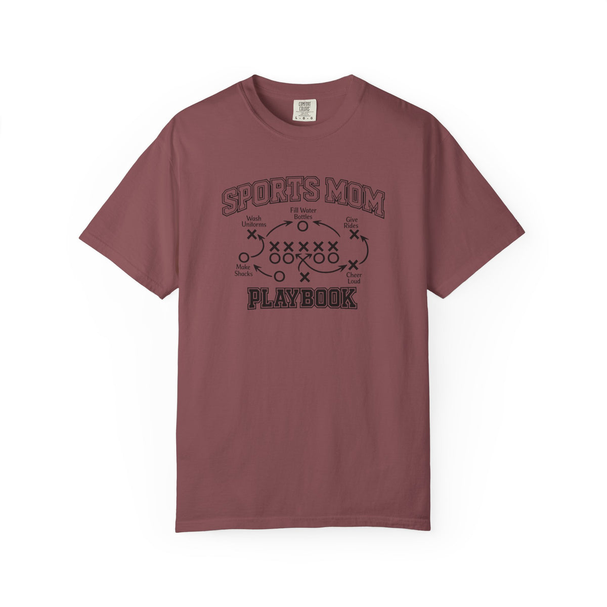 Sports Mom Playbook Comfort Colors T-shirt