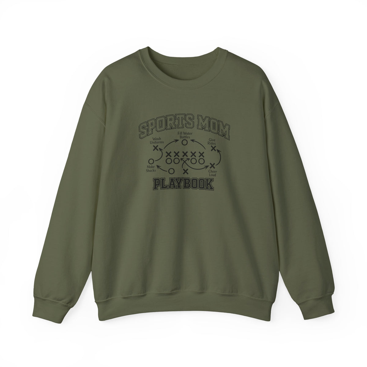 Sports Mom Playbook Crewneck Sweatshirt