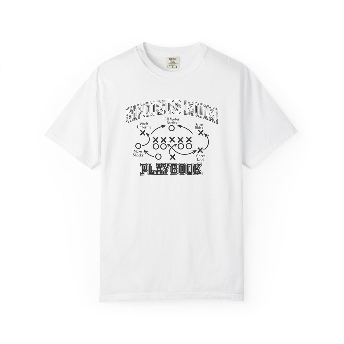 Sports Mom Playbook Comfort Colors T-shirt