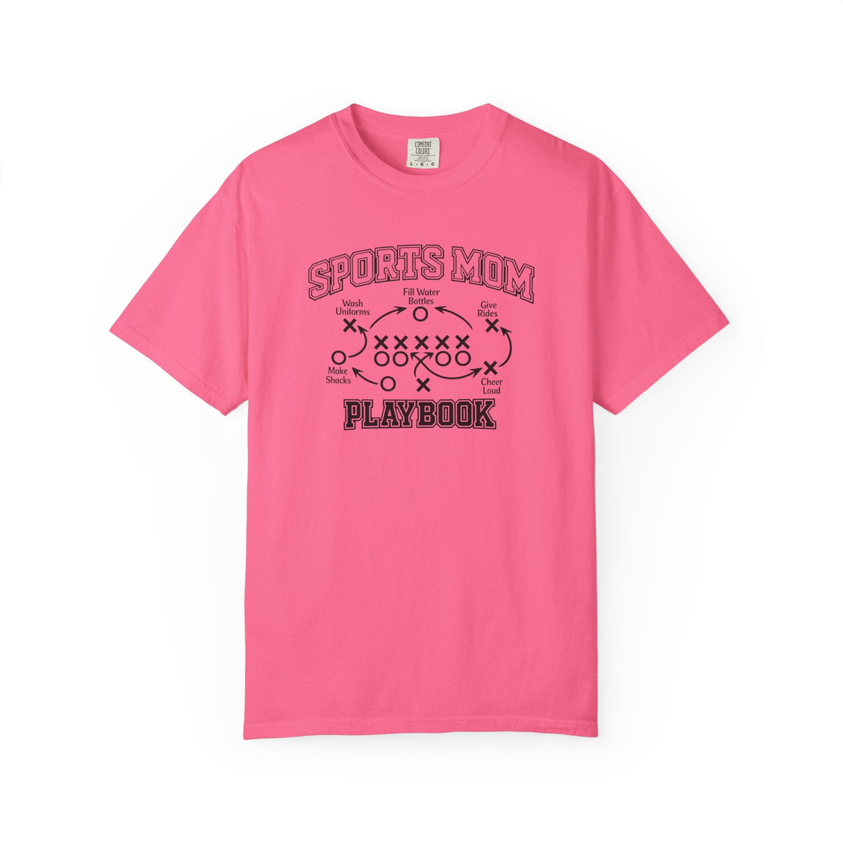 Sports Mom Playbook Comfort Colors T-shirt