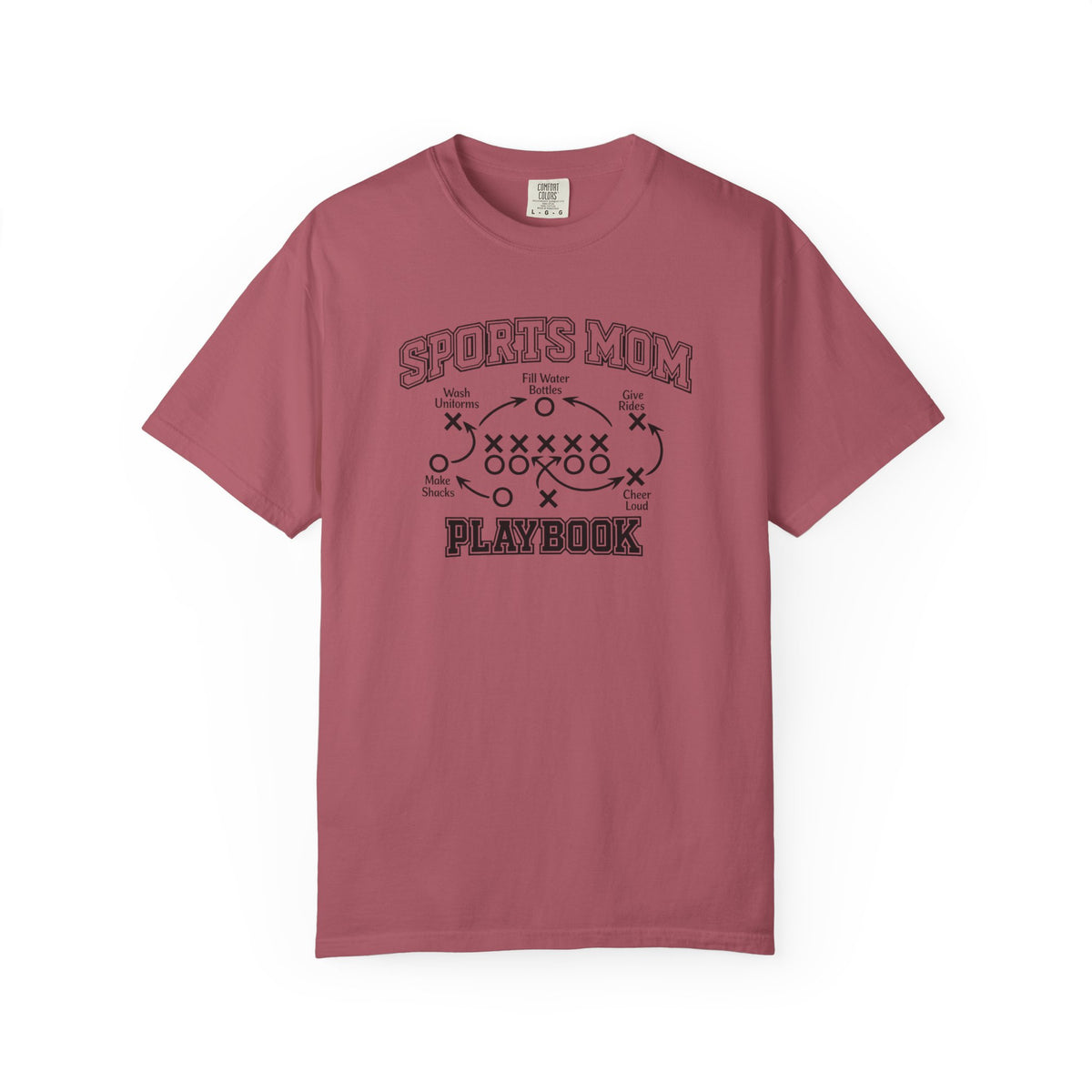 Sports Mom Playbook Comfort Colors T-shirt
