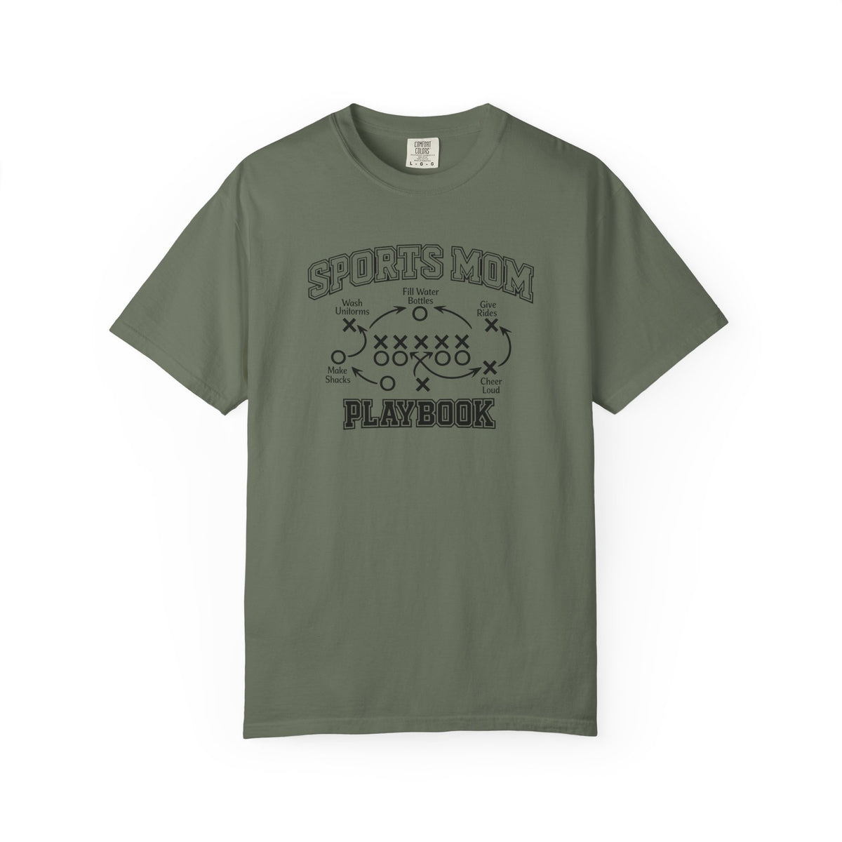Sports Mom Playbook Comfort Colors T-shirt