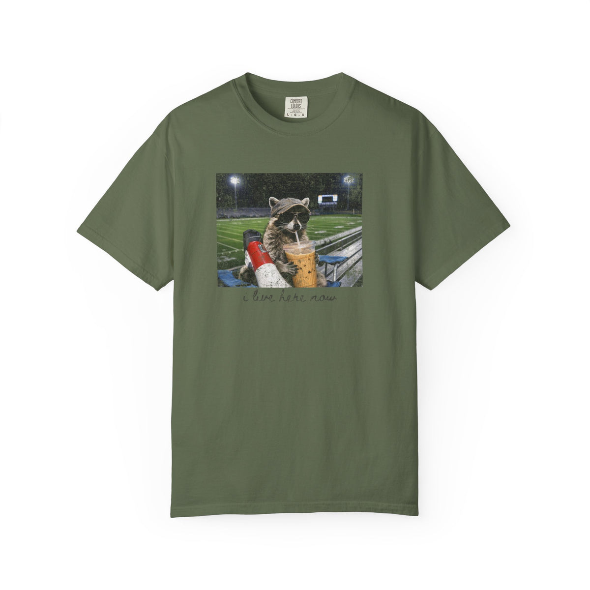 I Live Here Now Comfort Colors T-shirt