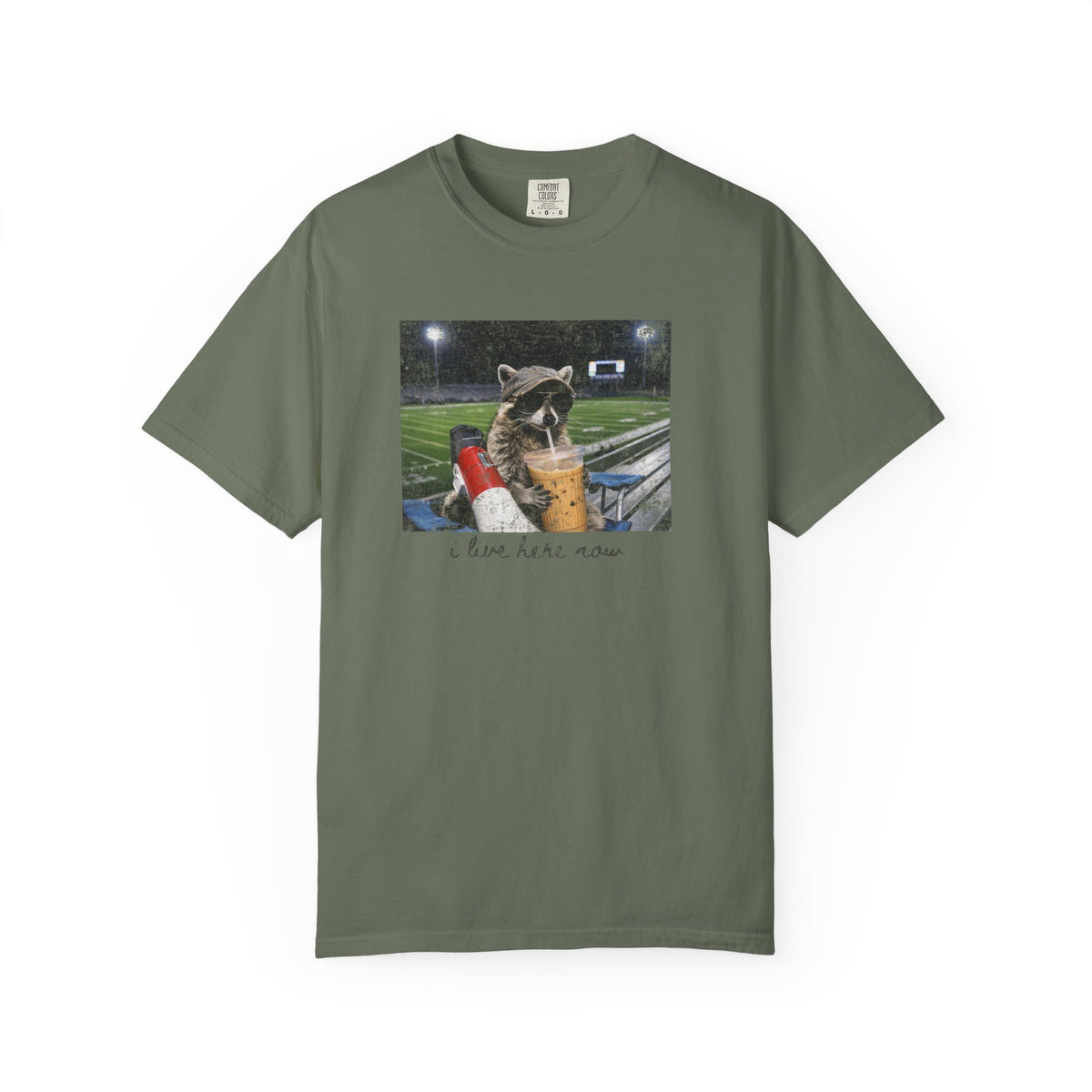 I Live Here Now Comfort Colors T-shirt