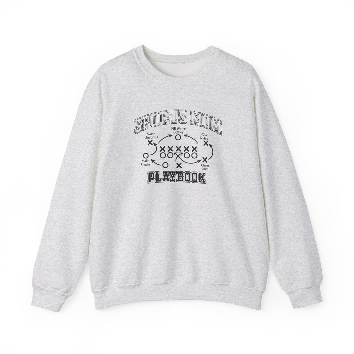 Sports Mom Playbook Crewneck Sweatshirt