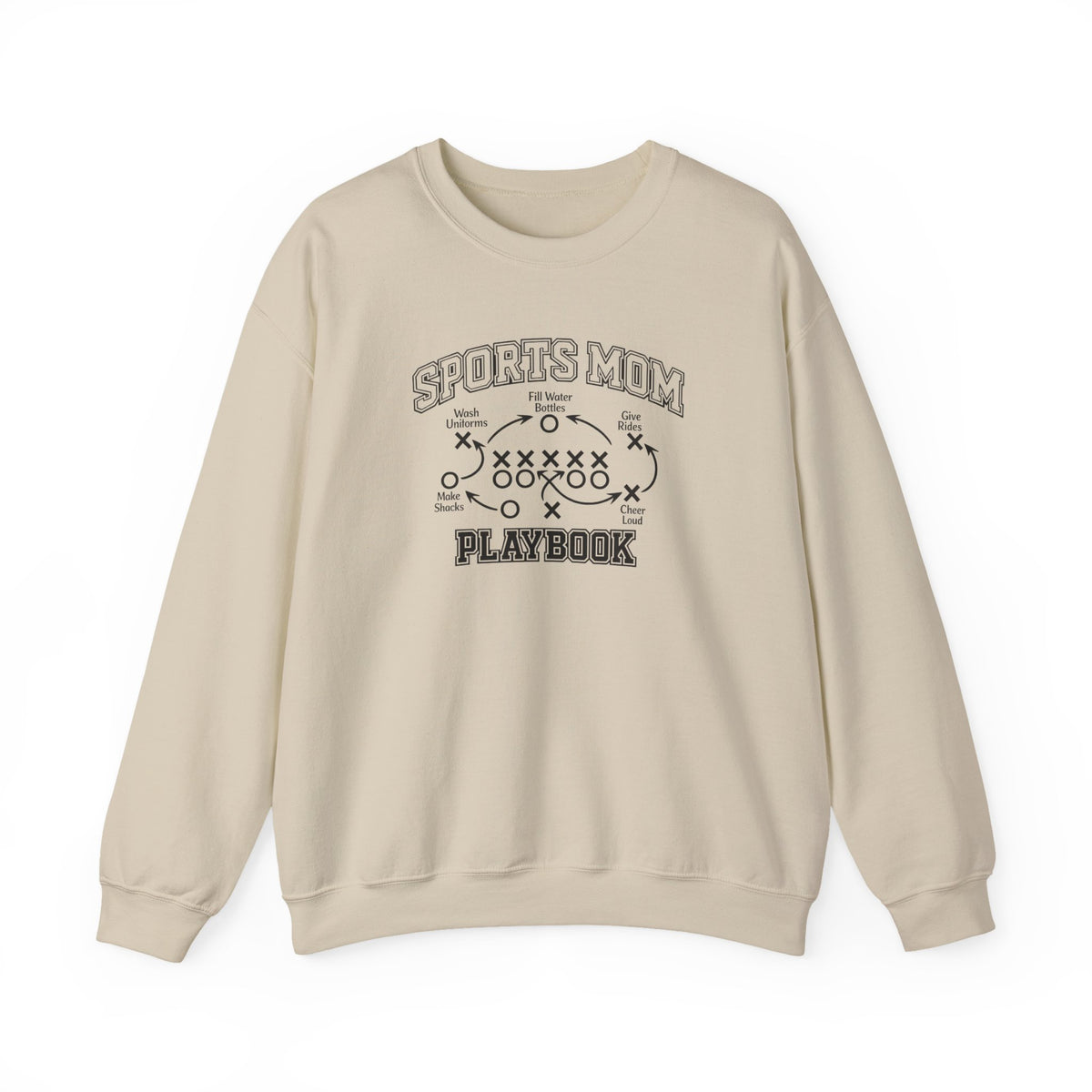 Sports Mom Playbook Crewneck Sweatshirt
