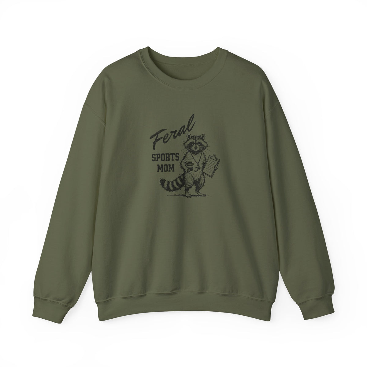 Feral Sports Mom Crewneck Sweatshirt