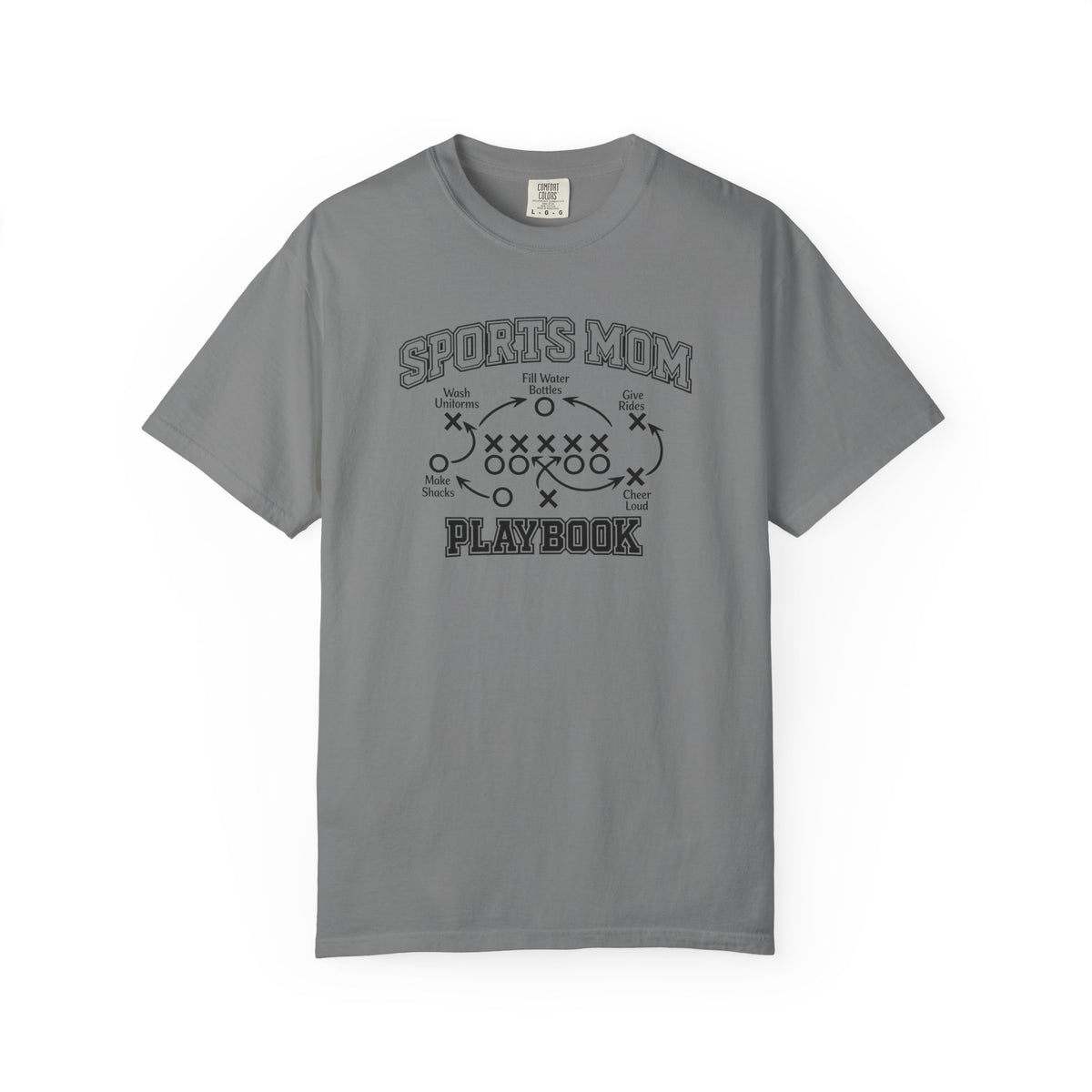 Sports Mom Playbook Comfort Colors T-shirt