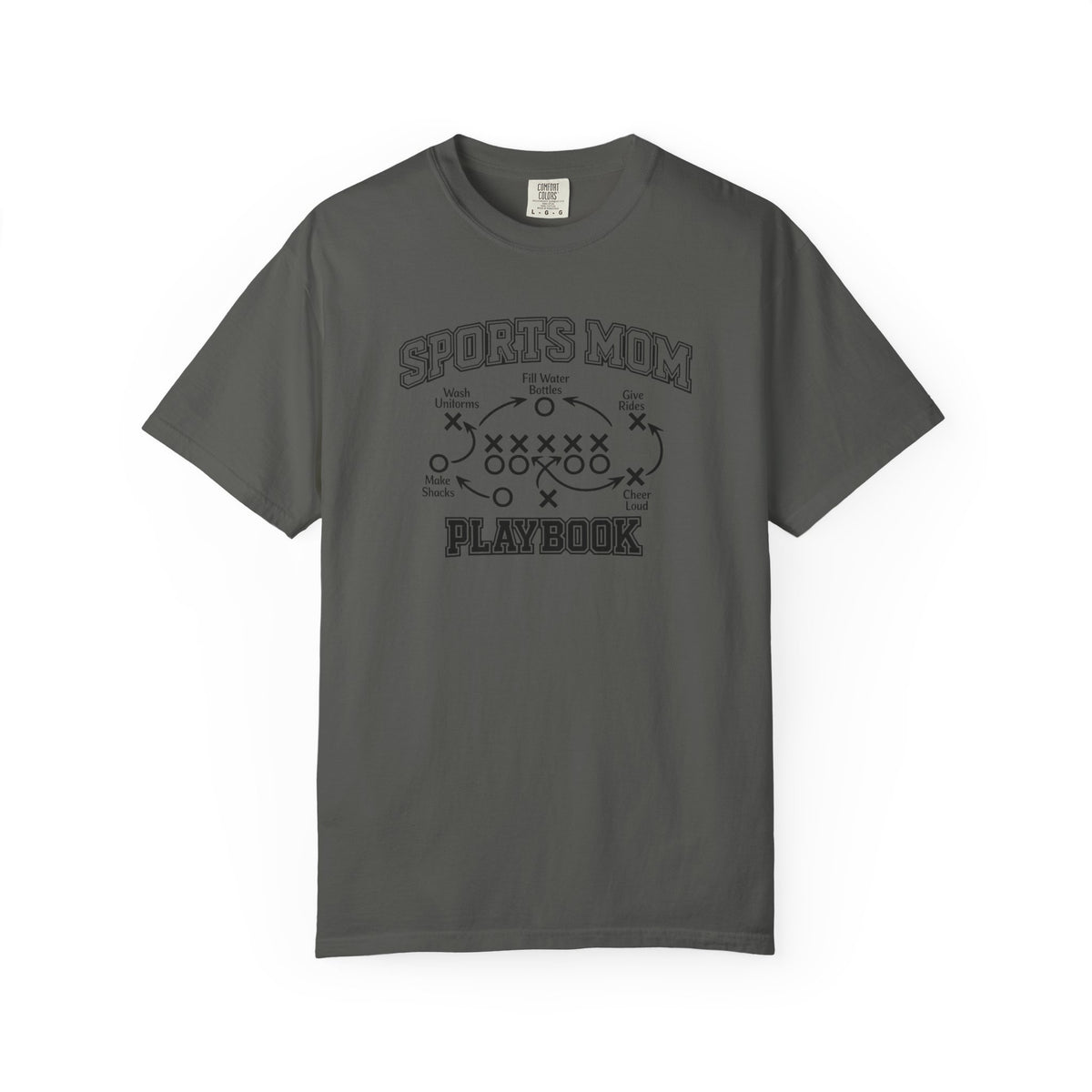 Sports Mom Playbook Comfort Colors T-shirt