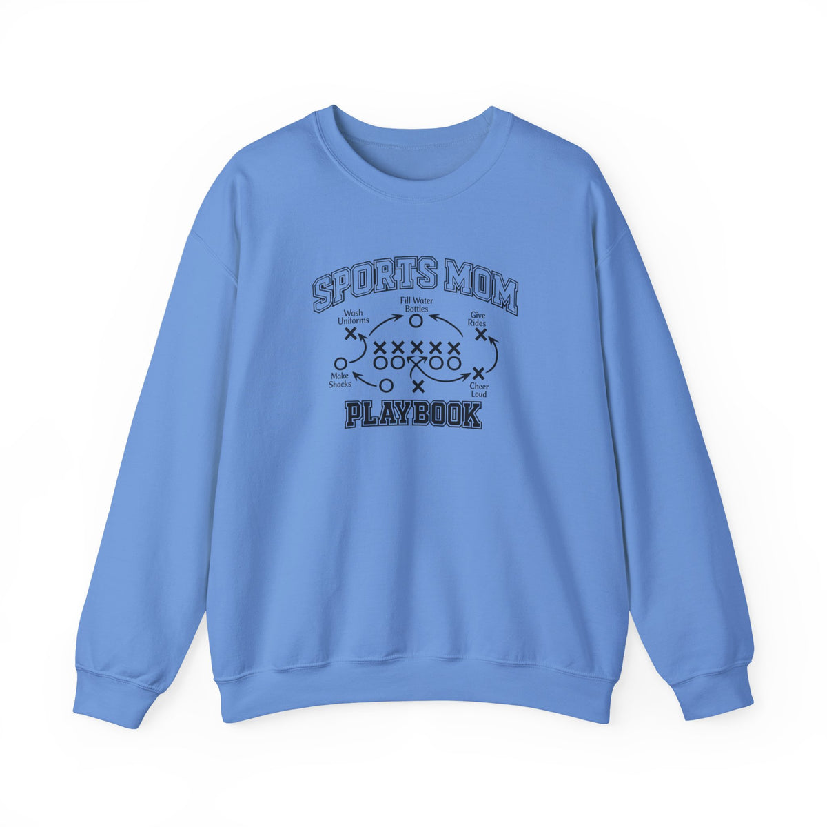 Sports Mom Playbook Crewneck Sweatshirt