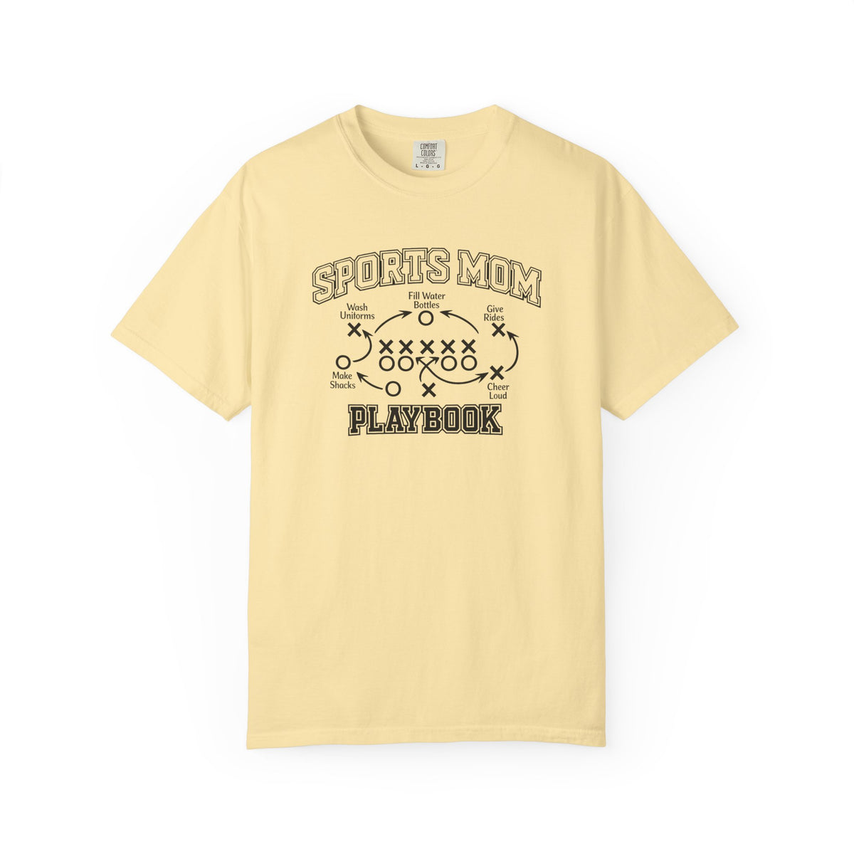 Sports Mom Playbook Comfort Colors T-shirt