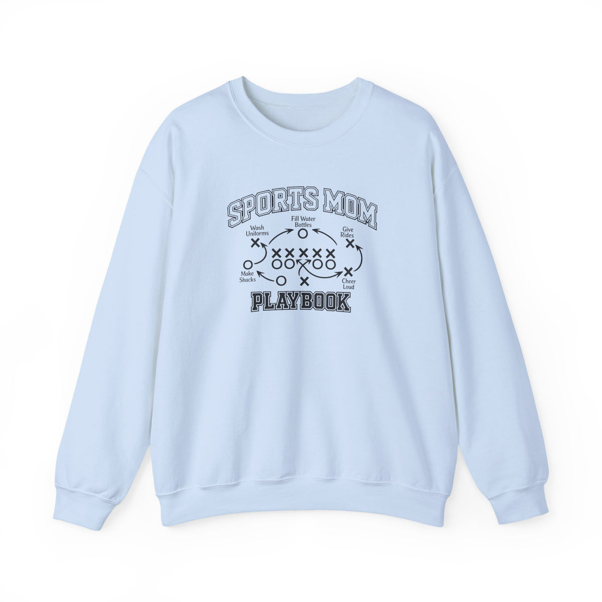 Sports Mom Playbook Crewneck Sweatshirt