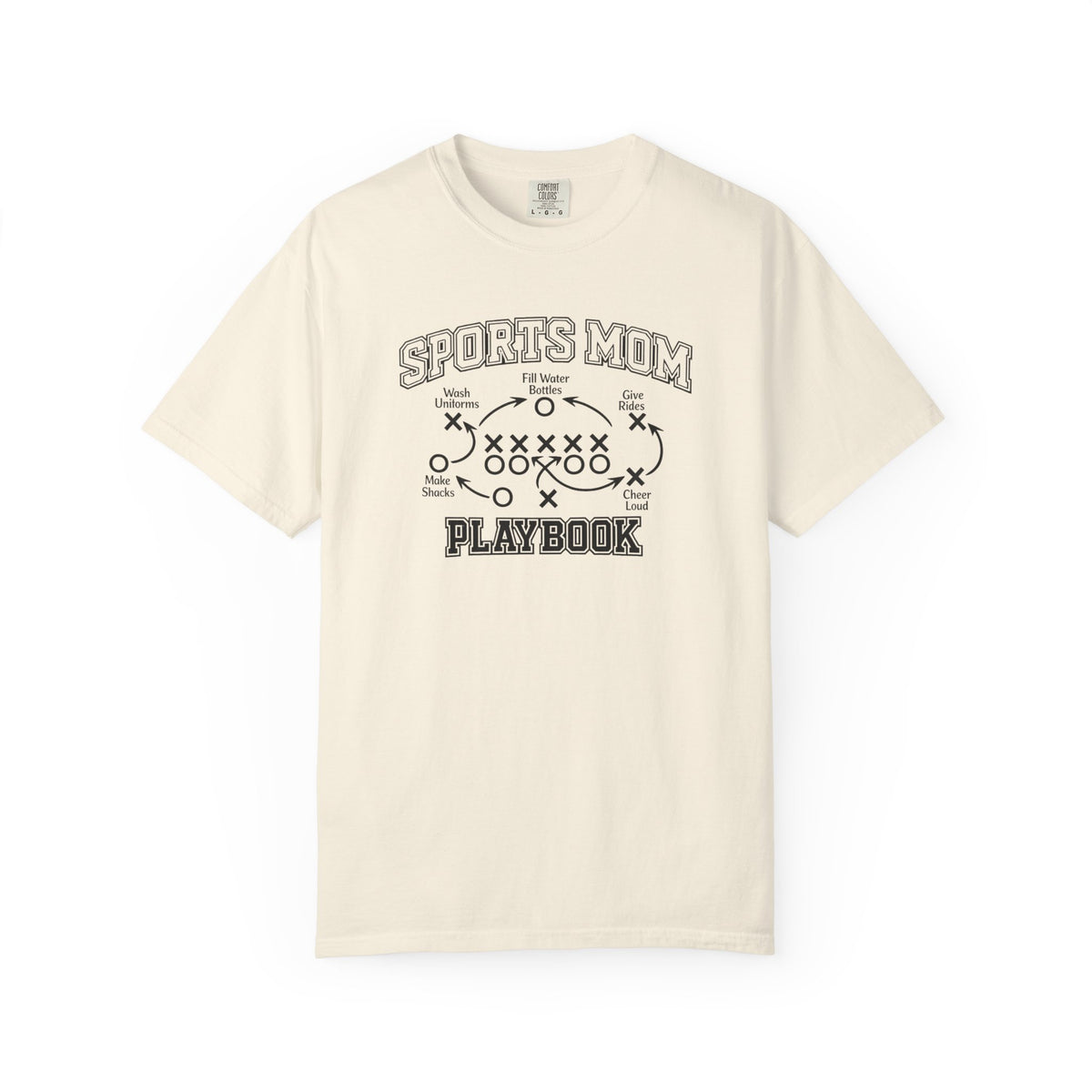 Sports Mom Playbook Comfort Colors T-shirt