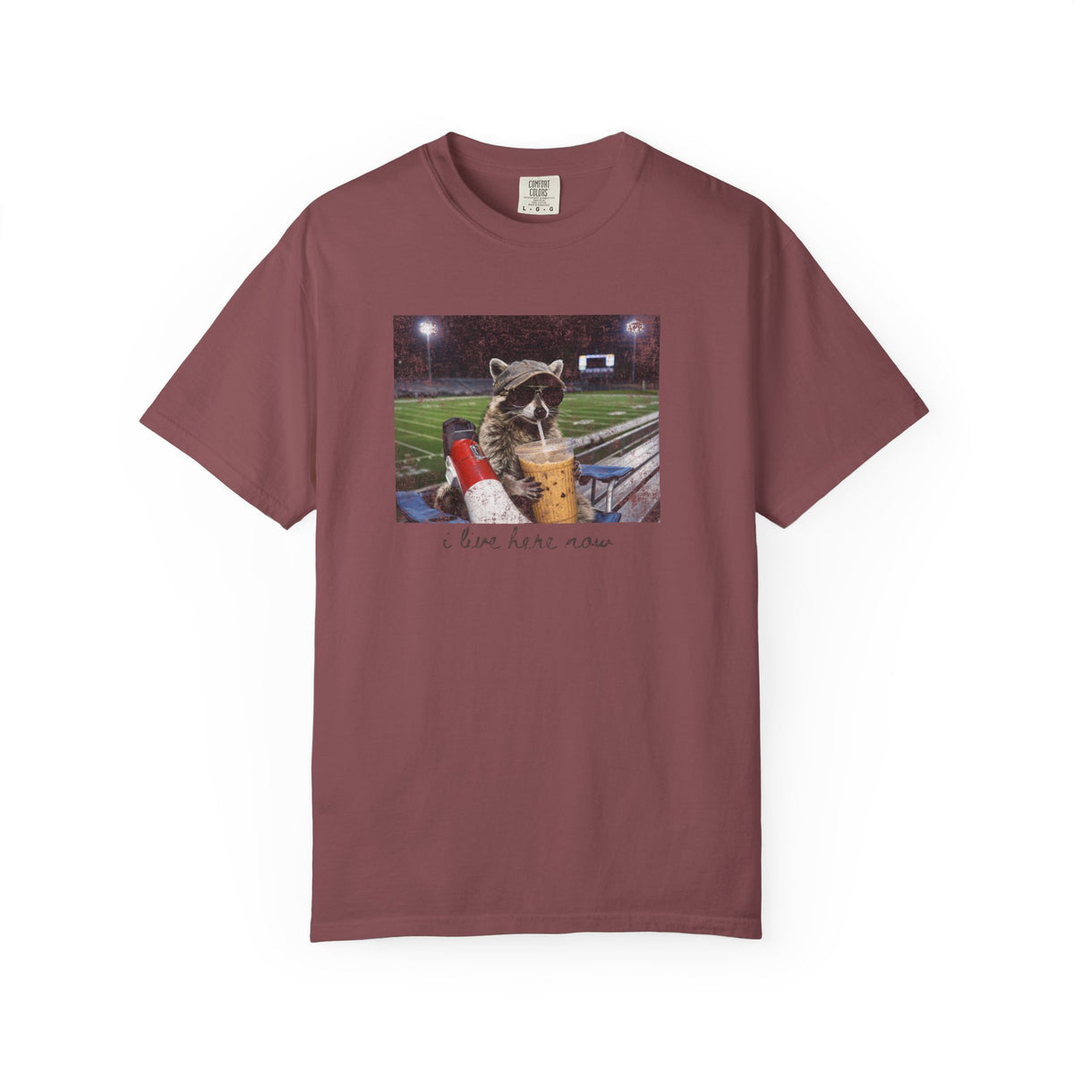I Live Here Now Comfort Colors T-shirt