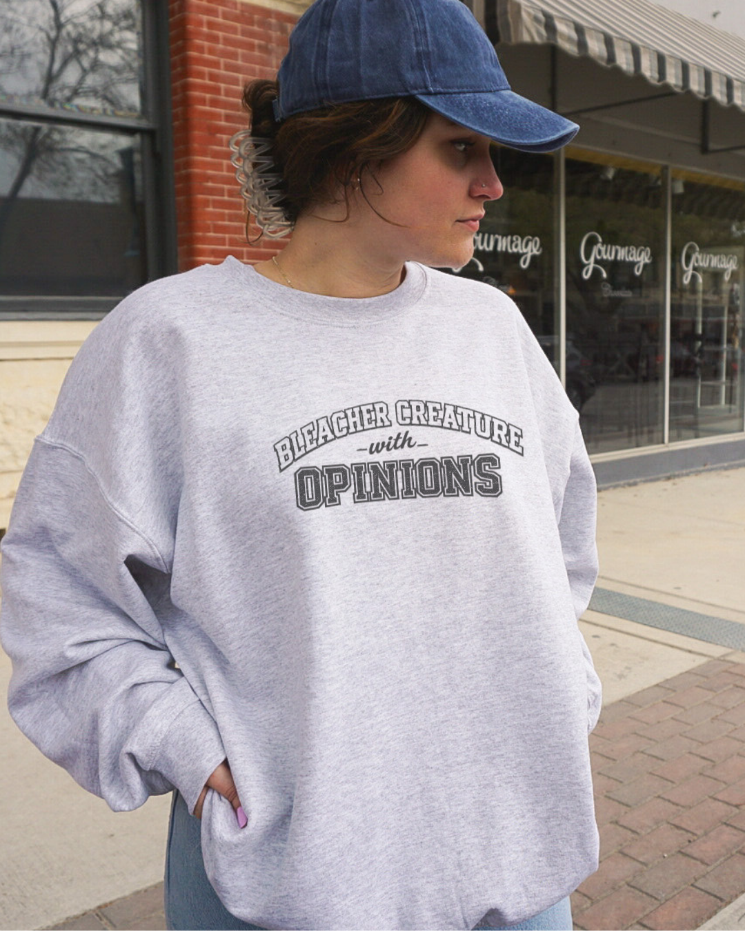 Bleacher Creature With Opinions Crewneck Sweatshirt