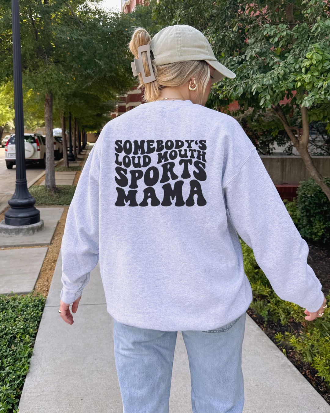 Loud Mouth Sports Mom Crewneck Sweatshirt