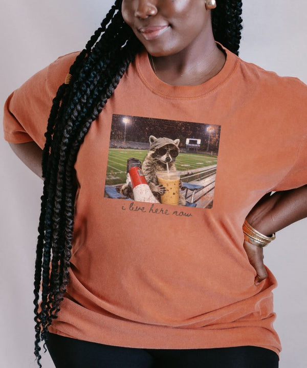I Live Here Now Comfort Colors T-shirt