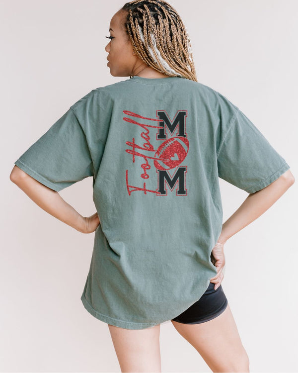 Football Mom Comfort Colors T-shirt
