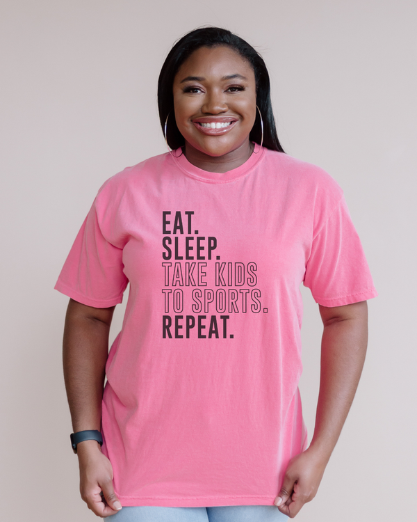 Eat Sleep, Take Kids Comfort Colors T-shirt