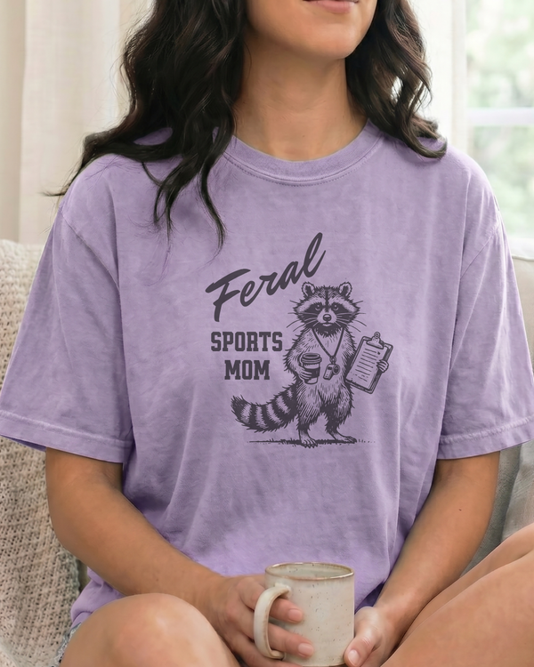 Feral Sports Mom Comfort Colors T-shirt